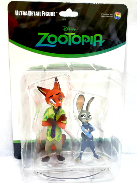 Medicom Toy UDF Disney Series Zootopia Judy Hopps and Nick Wilde Figure, Popular Characters- Have a Blast Toys & Games