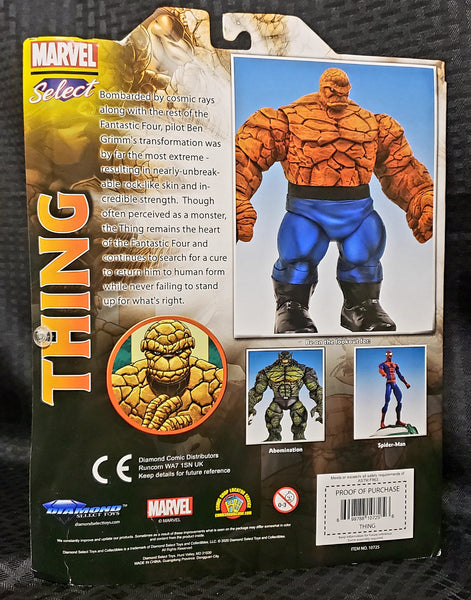 Marvel Select Fantastic Four Thing 8-Inch Action Figure Damaged Package