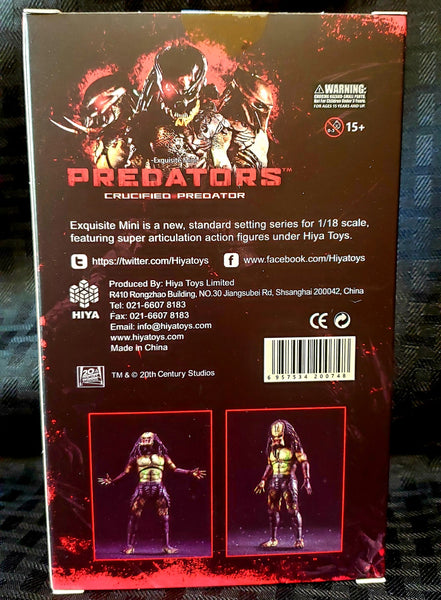 Hiya Toys Predators Crucified Predator 1/18 Scale Action Figure