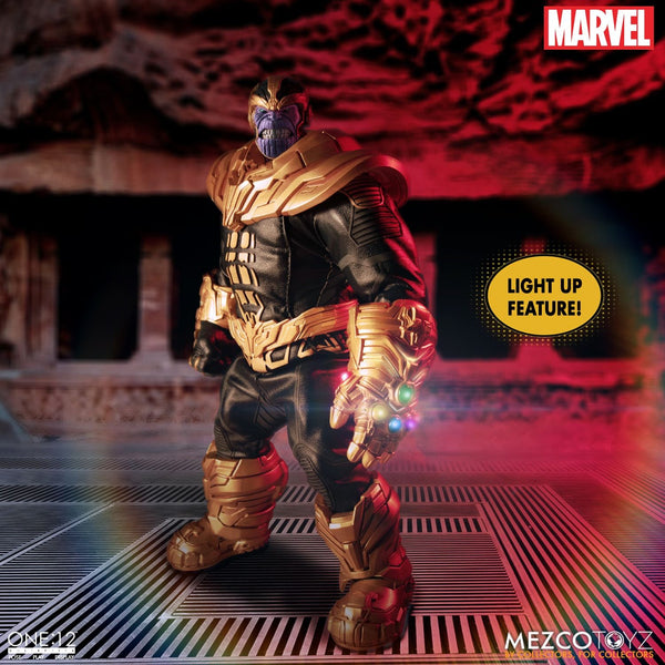 Mezco One:12 Collective Thanos Action Figure, Marvel- Have a Blast Toys & Games