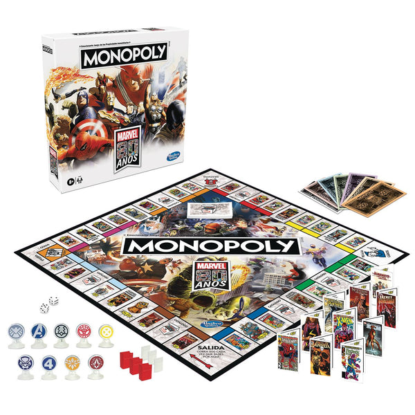 Monopoly Marvel Comics 80 Years Edition Board Game