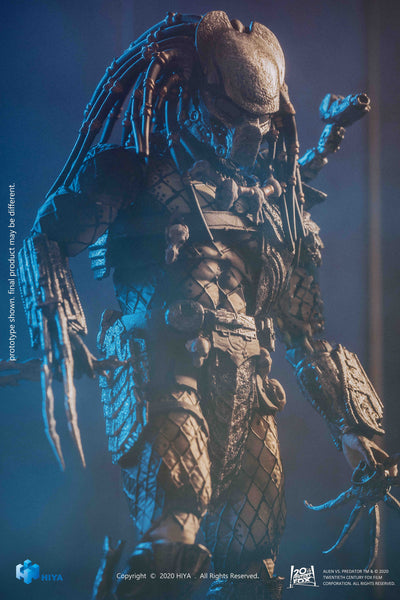 Hiya Toys Avp Alien vs Predator Warrior Predator 1/18 Scale Figure