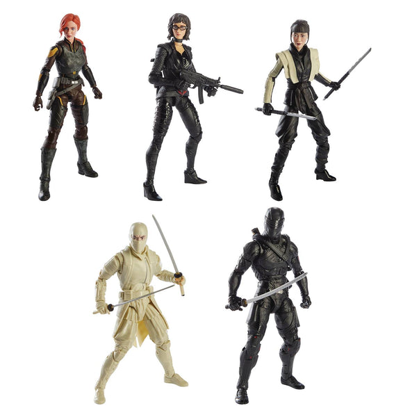 Gi Joe Classified Series Snake Eyes Origins Movie Action Figure Set