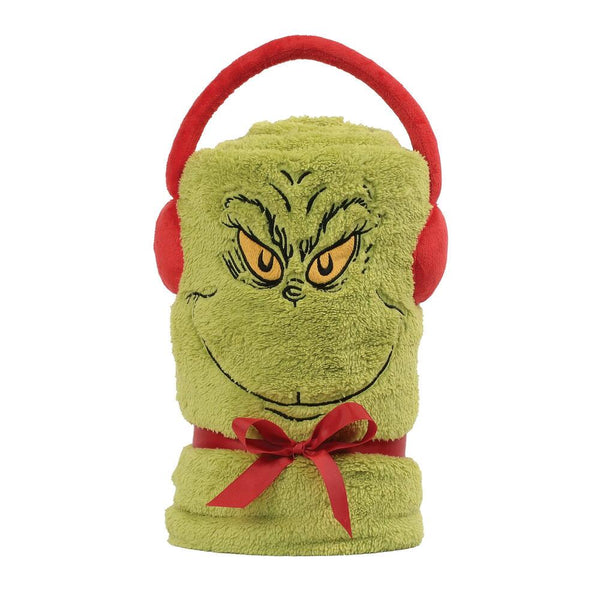 Department 56 The Grinch Snowpinions Snowthrow Fleece Blanket