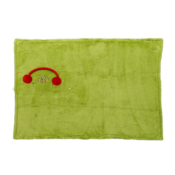 Department 56 The Grinch Snowpinions Snowthrow Fleece Blanket