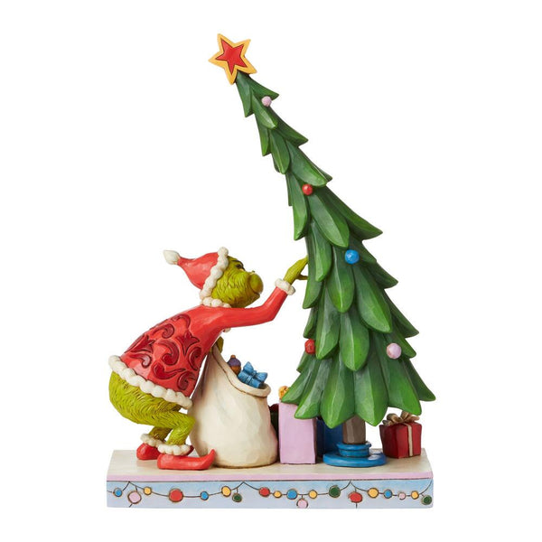 Jim Shore The Grinch Un-decorating The Tree Figurine