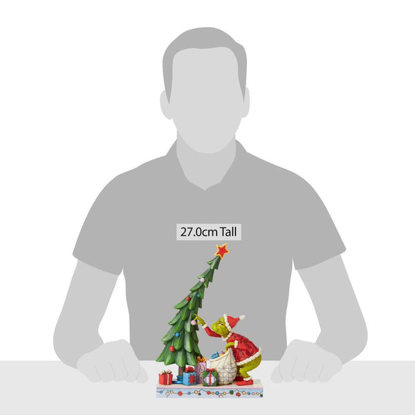 Jim Shore The Grinch Un-decorating The Tree Figurine