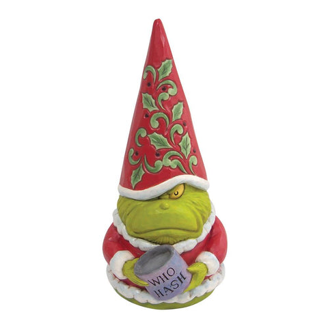 Jim Shore The Grinch Gnome with Who Hash Figurine