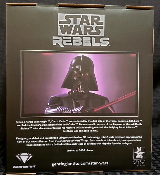 Gentle Giant Star Wars Rebels Darth Vader 1/7 Scale Bust