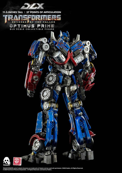 ThreeZero Transformers Revenge of the Fallen Optimus Prime Dlx Diecast Figure