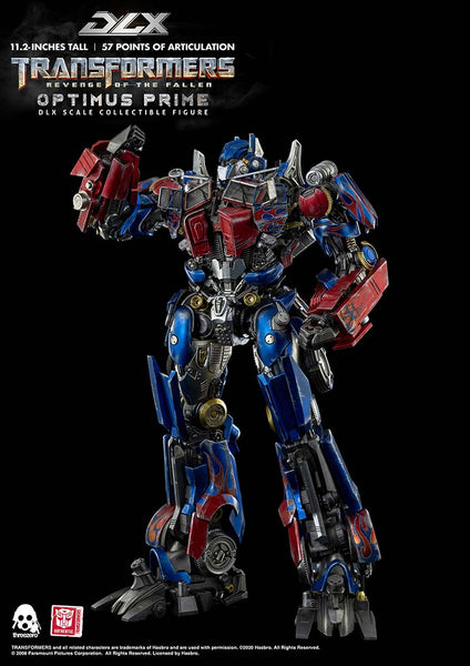 ThreeZero Transformers Revenge of the Fallen Optimus Prime Dlx Diecast Figure