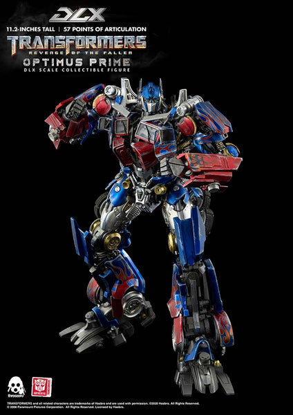ThreeZero Transformers Revenge of the Fallen Optimus Prime Dlx Diecast Figure