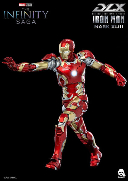 Threezero Marvel Avengers Iron Man Mark XLIII Dlx 1:12 Scale Action Figure
