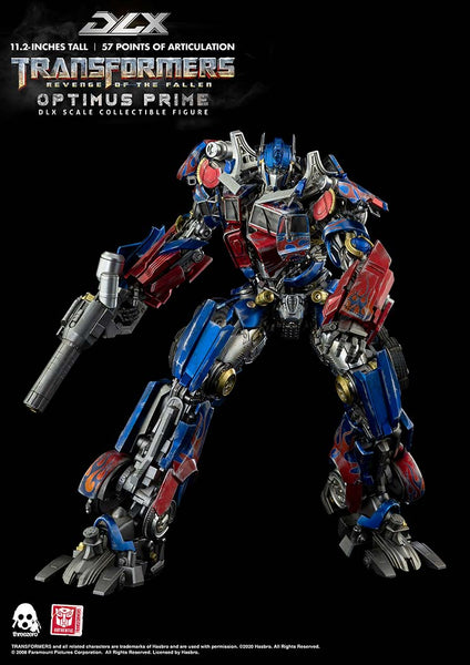 ThreeZero Transformers Revenge of the Fallen Optimus Prime Dlx Diecast Figure