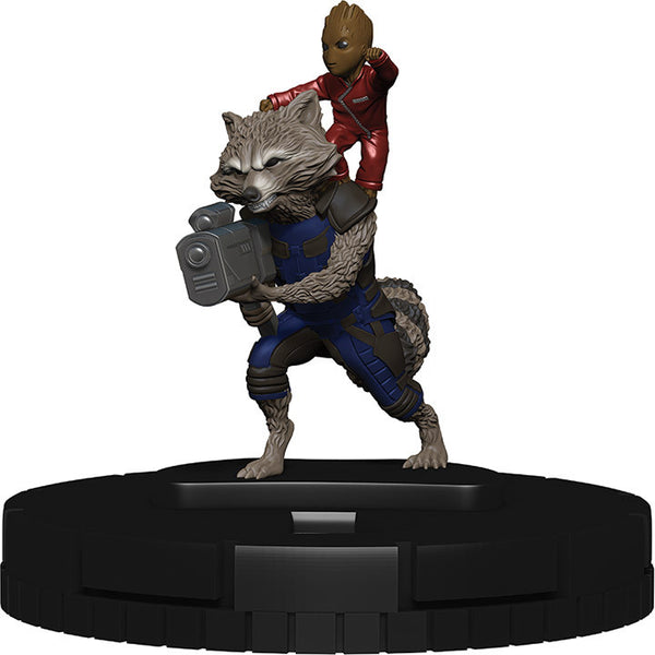 Rocket and Groot Guardians of the Galaxy Vol. 2 Marvel HeroClix Figure #010, Marvel- Have a Blast Toys & Games