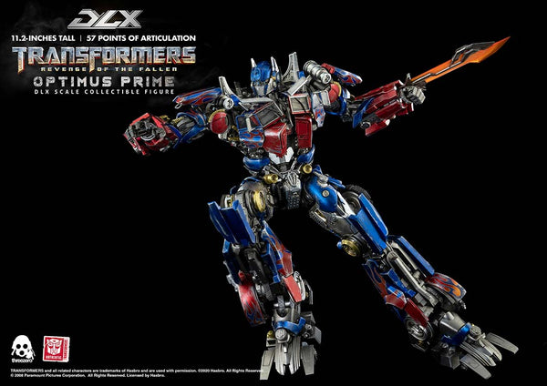 ThreeZero Transformers Revenge of the Fallen Optimus Prime Dlx Diecast Figure