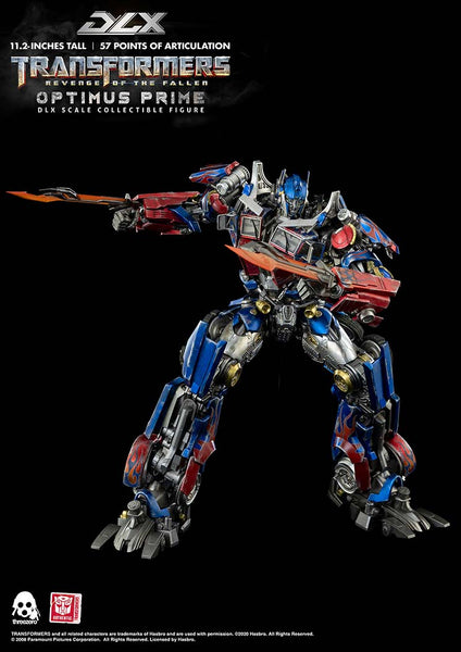 ThreeZero Transformers Revenge of the Fallen Optimus Prime Dlx Diecast Figure