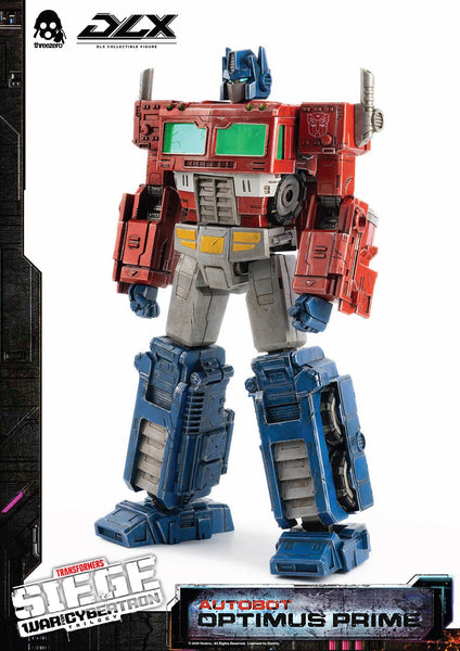 ThreeZero Transformers War for Cybertron Optimus Prime Dlx Diecast Figure
