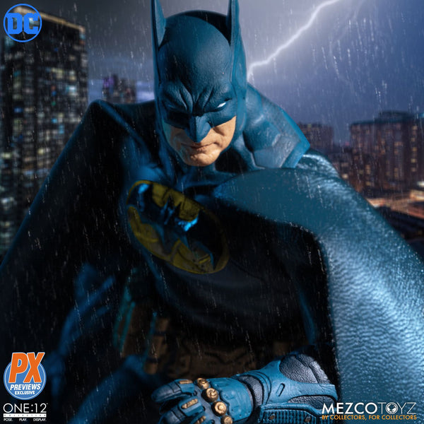 Mezco One:12 Collective Batman Supreme Knight Blue PX Action Figure, DC Comics- Have a Blast Toys & Games