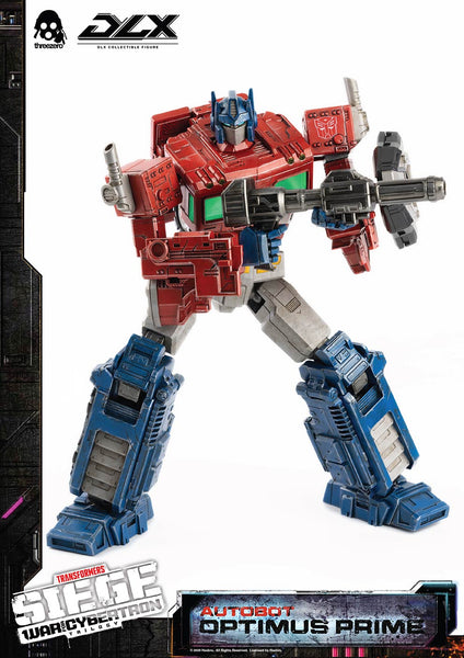 ThreeZero Transformers War for Cybertron Optimus Prime Dlx Diecast Figure