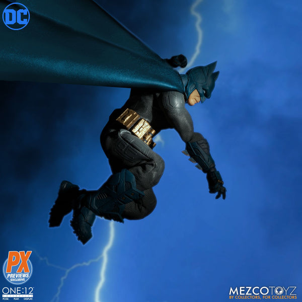 Mezco One:12 Collective Batman Supreme Knight Blue PX Action Figure, DC Comics- Have a Blast Toys & Games