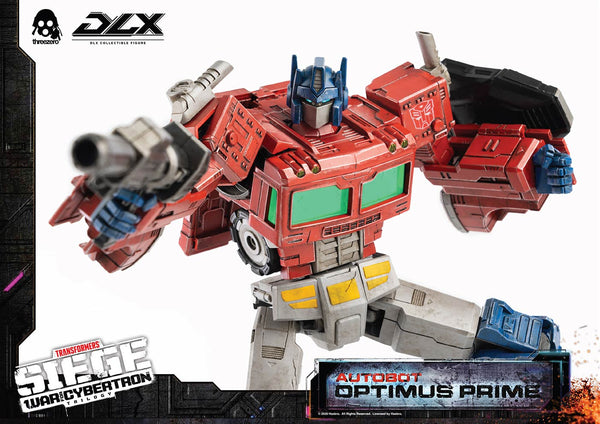 ThreeZero Transformers War for Cybertron Optimus Prime Dlx Diecast Figure