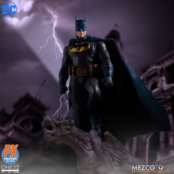 Mezco One:12 Collective Batman Supreme Knight Blue PX Action Figure, DC Comics- Have a Blast Toys & Games