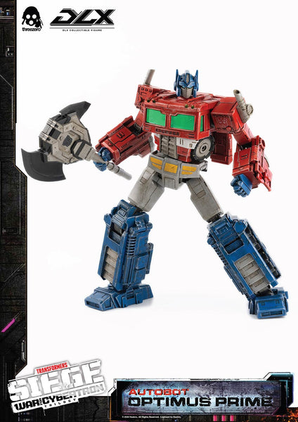 ThreeZero Transformers War for Cybertron Optimus Prime Dlx Diecast Figure