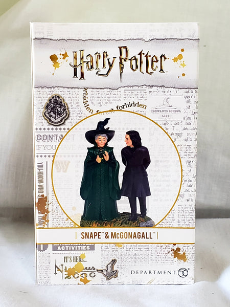 Department 56 Harry Potter Village Snape and McGonagall Figurine Set, Popular Characters- Have a Blast Toys & Games