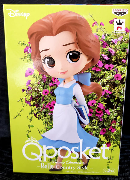 Disney Beauty & The Beast Q-Posket Belle Pastel Country Dress Figurine, Girl Power- Have a Blast Toys & Games