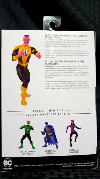 DC Essentials Sinestro Yellow Lantern DC Comics Action Figure, DC Comics- Have a Blast Toys & Games