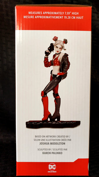 DC Collectibles Harley Quinn Red White & Black Joshua Middleton Statue, DC Comics- Have a Blast Toys & Games