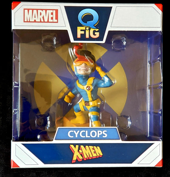 Quantum Mechanix Cyclops Q-Fig Diorama Figure, Marvel- Have a Blast Toys & Games
