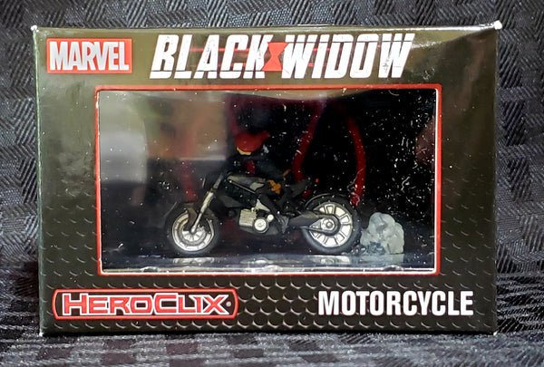 Marvel Black Widow Movie Black Widow on Motorcycle Heroclix 100