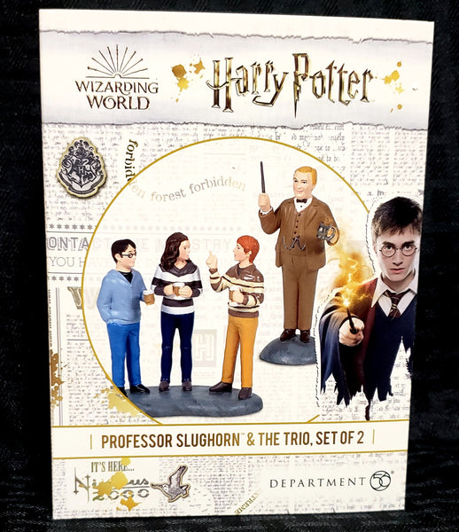 Department 56 Harry Potter Village Professor Slughorn & Trio Figurine Set
