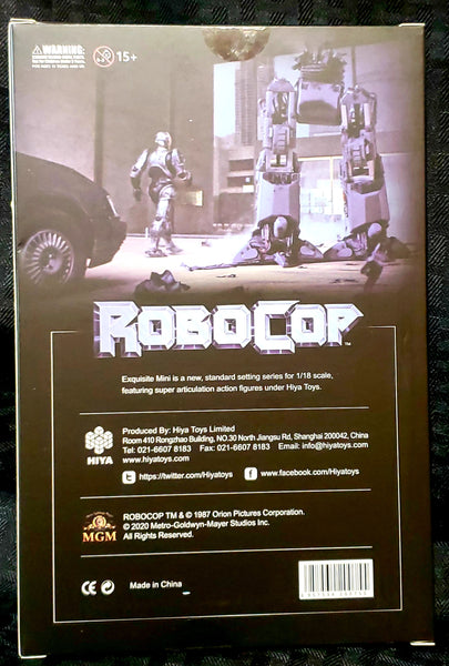 Hiya Toys Robocop (1987) 1/18 Scale Action Figure