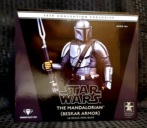 Gentle Giant Star Wars The Mandalorian Beskar SDCC 2020 1/6 Scale Bust