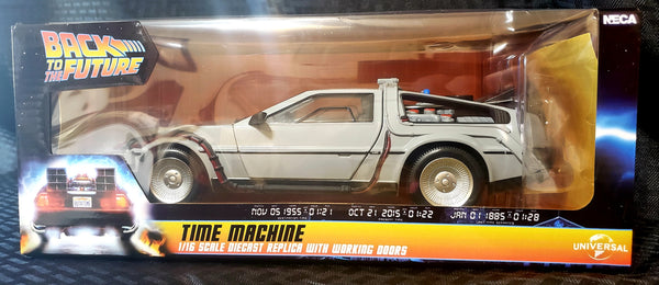 Neca Back to the Future Time Machine 1/16 Scale Diecast Delorean