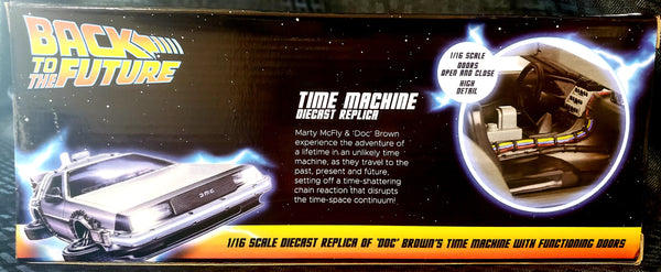 Neca Back to the Future Time Machine 1/16 Scale Diecast Delorean