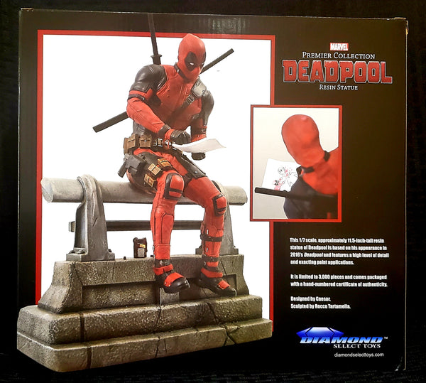  Marvel Premier Collection: Deadpool (Movie Version) Statue,  Multicolor : Toys & Games