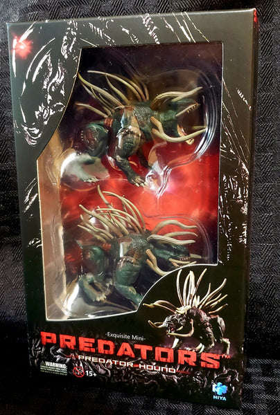 Hiya Toys Predators Predator Hound 1/18 Scale Action Figure Set of 2