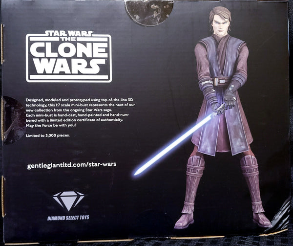 Gentle Giant Star Wars The Clone Wars Anakin Skywalker 1/7 Scale Bust