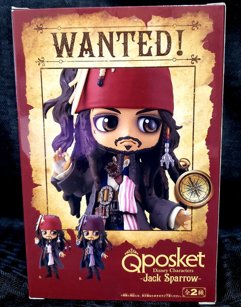 Disney Pirates of the Caribbean Jack Sparrow  Q Posket (Ver. A) Figure