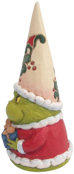 Jim Shore The Grinch Gnome Holding Presents Figurine