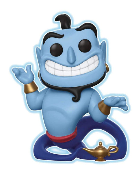 Funko Pop! Disney Genie with Lamp Specialty Glow in Dark Figure, Popular Characters- Have a Blast Toys & Games