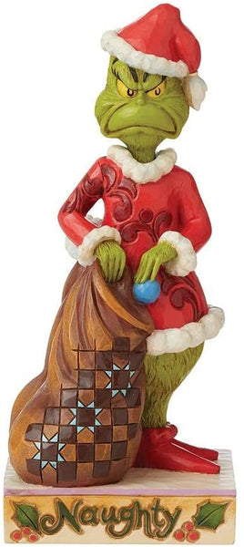 Jim Shore The Grinch Naughty or Nice Two-Sided Figurine