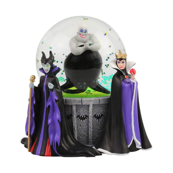 Department 56 Disney Villains Ursula, Maleficent and Evil Queen Lit Waterball