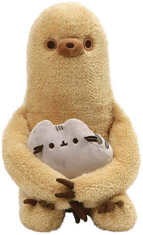 Gund Pusheen with Sloth Plush Set of 2 13-Inch, Popular Characters- Have a Blast Toys & Games