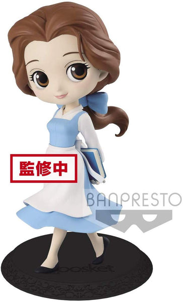 Disney Beauty & The Beast Q-Posket Belle Pastel Country Dress Figurine, Girl Power- Have a Blast Toys & Games