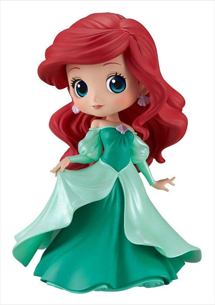 Disney The Little Mermaid Q-Posket Ariel Green Dress Figurine, Girl Power- Have a Blast Toys & Games